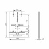 1 lub 3 fazowa Tablica licznikowa bez zacisków T-U 1F/3F-b/z-12 E-P 10.12