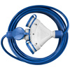 Przedłużacz trójdrożny 25m 250V 16A Schuko 3×2P+Z H07BQ-F 3×1,5 mm² IP44 W-01201