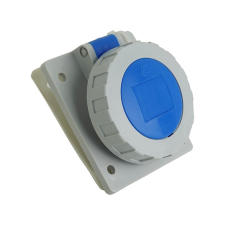 Gniazdo tablicowe skośne CEE 16A/3P 230V IP67 IEG 1632 DV