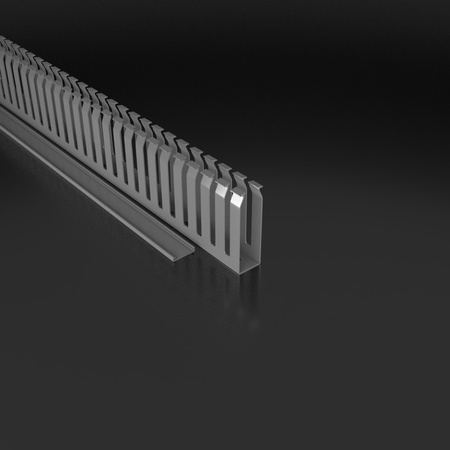 Korytko grzebieniowe 25x100 Kanał kablowy z pokrywą 1m 8/12 E34