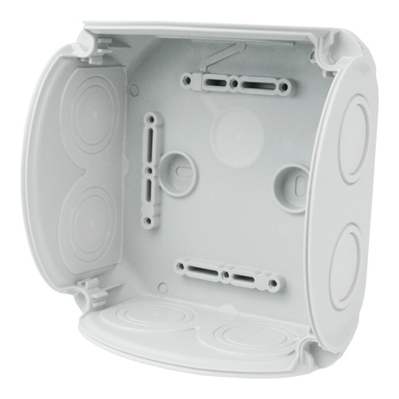 Hensel Puszka odgałęźna 130x130x77 z zaciskami 5x6mm2 Ip66 Szara DK0606 GZ 6200 DK 0606 GZ