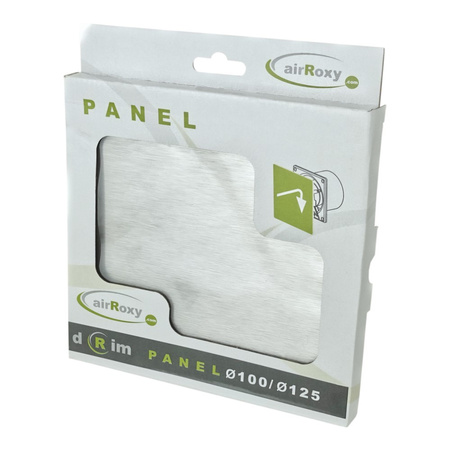 Panel do wentylatora plexi szary dRim 9950