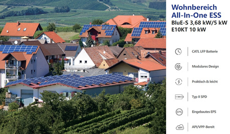 ZESTAW 10kW System magazynowania energii słonecznej Kstar BluE z panelami ZNShine 450Wp DV-1468-PV-SET