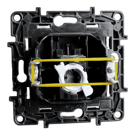 Gniazdo komputerowe pojedyncze RJ45 6A STP czarne Niloe Step 863569
