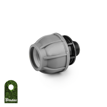 Łącznik do rur PE 20mm złączka z gwintem zewnętrznym 1/2" PN10 6585