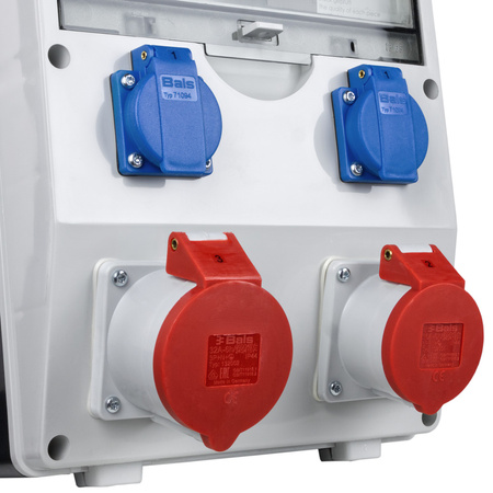 Rozdzielnica budowlana ECO-S/FI 32A 16A 2x230V Schuko Doktorvolt DV-2633-D