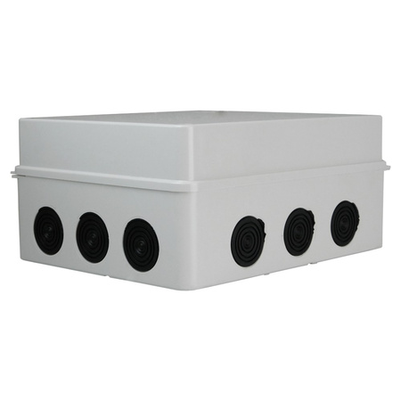 Puszka natynkowa z dławikami wym/wew 243x190x90 mm 12membran IP66 M-L 010.PG