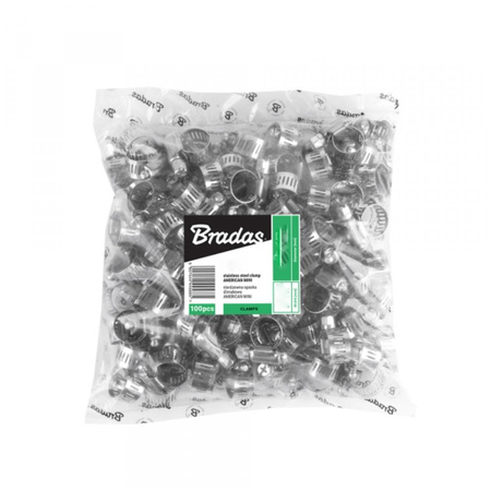 Opaska ślimakowa nierdzewna AMERICAN MINI TYP 8-16 mm 1szt. AMTW2 8-16/8L