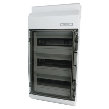 Rozdzielnica modułowa hermetyczna 3x12 natynkowa IP54 Hensel KV3536 Zacisk Pe/N KV 3536