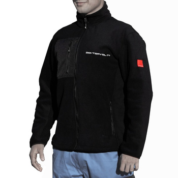 Bluza polarowa robocza Czarna Doktorvolt Rozmiar 2XL 2247