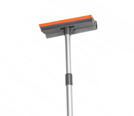 Ściągaczka do mycia szyb 8" teleskopowy trzonek 60-95cm BRADAS ES2110