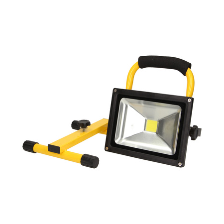 ROBOTIX LED COB 20W naświetlacz roboczy. przenośny z akumulatorem. 800lm. IP44. 6000K. 4400mAh OR-NR-373L6