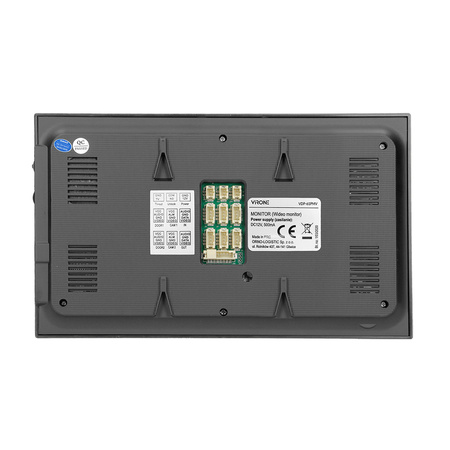 Zestaw wideo domofonowy VIFIS. bezsłuchawkowy. monitor 7". z szyfratorem i czytnikiem kart i breloków oraz aplikacją mobilną VDP-61