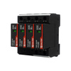 Ogranicznik przepięć typ 1 12.5kA FLP-12,5 V/4 do 350V DC szyna DIN ochronnik przepięciowy dla niskiego napięcia A03429