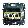 Gniazdo komputerowe podwójne RJ45 6 FTP czarne Niloe Step 863562