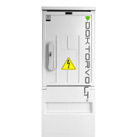 Rozdzielnica na fundamencie 16A 32A CEE zabezpieczona 2x230V Schuko erbetka Doktorvolt DV-5572-D