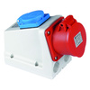 Gniazdo ścienne Combo 5-biegunowe CEE 16A IP44 Schuko 230V 3105-600-1600