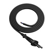 Przewód przyłączeniowy 1m z wtyczką płaską 2×0,75 mm² OMY P czarny W-98464