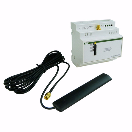 Przekaźnik zdalnego sterowania GSM Sterowanie SMS ON/OFF/Alarm 4x Wejście 4x Wyjście SIMply MAX P04 F&F SIMPLY MAX-P04