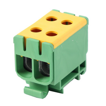 Złączka szynowa uniwersalna ETB 50/1x2 Al/Cu elektryczna śrubowa 4 otwory do kabli Elektro Becov UK2050.24