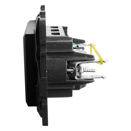 Gniazdo komputerowe podwójne RJ45 5e FTP czarne Niloe Step 863558