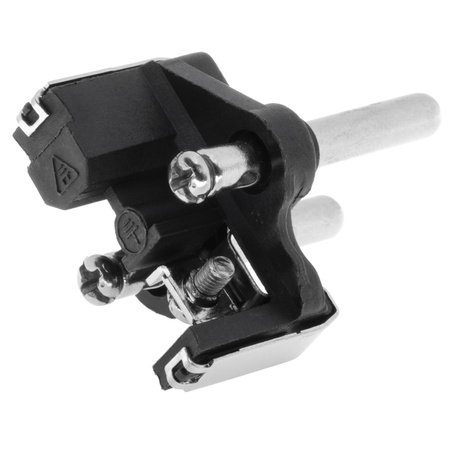 Wtyczka kątowa rozbieralna Uni-Schuko 230V 16A biała W-10105