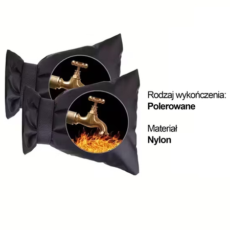 Osłona na kran wytrzymała ochrona przed mrozem nylonowa wielorazowego użytku łatwa instalacja ochrona zewnętrznego kranu wodoodporna Doktorvolt DV-6739