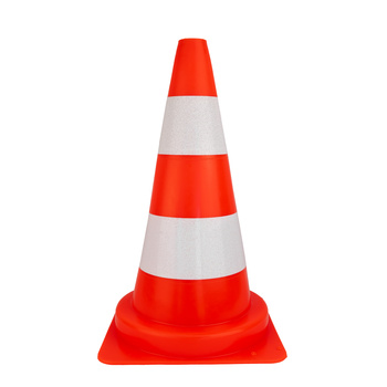 Pachołek drogowy odblaskowy U-23 słupek ostrzegawczy 50cm miękki PVC Doktorvolt DV-5725