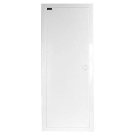 Rozdzielnica modułowa podtynkowa 5x12 zabezpieczona 14xMCB 2xRCCB VDE okablowana skrzynka elektryczna Hager 880,50x348x94,5mm zaciski rozgałęźne L1, L2, L3, N, PE Doktorvolt DV-6272-PT