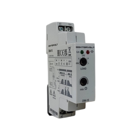 Ściemniacz oświetlenia DIM-15 na szynę DIN ściemniacz LED DIM-15/230V