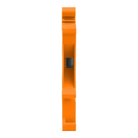 Złączka szynowa przelotowa pomarańczowa śrubowa 4mm2 1P VDE UL PC4-01P-15-00A(H)