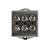 Złączka szynowa 6-95mm2 nieb 6 otwor AL/CU TH35 1P Morek MAA3095B10