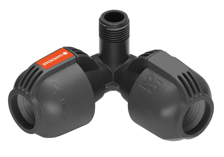 Rozdzielacz narożny 25 mm x 1/2" GW Gardena 02782-20