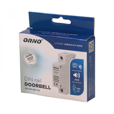 Dzwonek przewodowy na szynę DIN-1 moduł OR-DP-SB-133