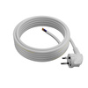 Przewód przyłączeniowy 10m z wtyczką kątową Uni-Schuko 250V 16A 3x1,5 mm² OMY PP-50 biały W-98426