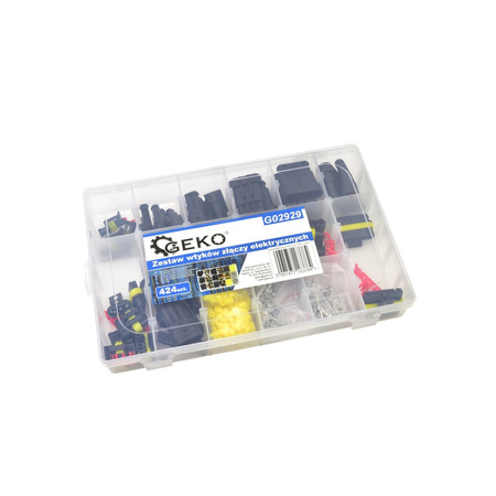 Zestaw wtyków złączy elektrycznych 424 sztuki G02929