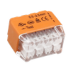 Złączka instalacyjna wciskana 8-przewodowa dwurzędowa na drut 0.75-2.5mm2 IEC 300V/24A 50 szt. OR-SZ-8004/8/50
