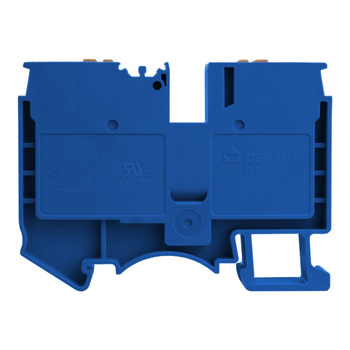 Złączka szynowa przelotowa zaciskowa niebieska 10mm2 1P UL DS10-01P-12-00A(H)