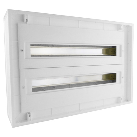 Rozdzielnica podtynkowa DARP-48 48 modułowa 2x24 IP54 z aluminiowymi drzwiami E-P 9.224