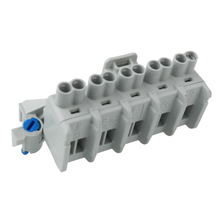 Hensel Puszka odgałęźna 93x93x62 z zaciskami 5x2 5 mm2 IP66 szara DK0202 GZ 6200 DK 0202 GZ