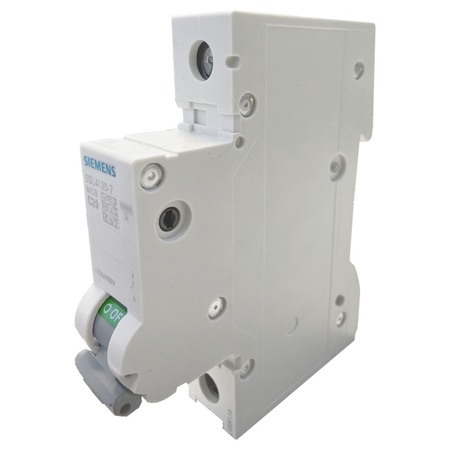 SIEMENS wyłącznik nadprądowy C20A, 1P, 10KA bezpiecznik 5SL4120-7