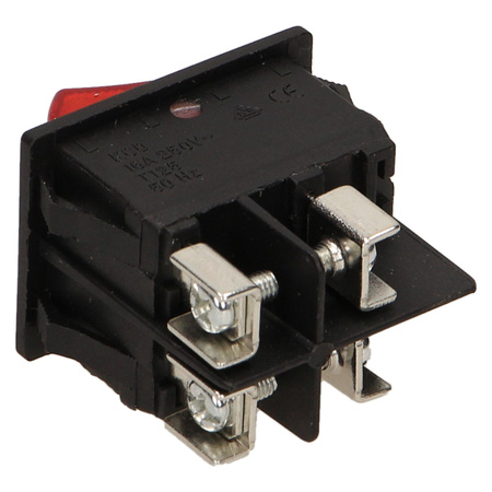 Łącznik kołyskowy. podświetlany. czarny ŁK-6/CZARNY