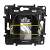 Gniazdo komputerowe pojedyncze RJ45 kat.6 UTP czarne Niloe Step 863563