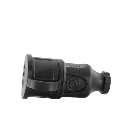 Gniazdo przenośne 230V Schuko 2P+Z IP44 16A z uziemieniem czarne W-89996