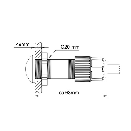 Wyłącznik zmierzchowy 230V 110V LUNA 112 top2 TH-N TH-1120100-W
