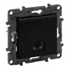Gniazdo komputerowe pojedyncze RJ45 kat.6 UTP czarne Niloe Step 863563