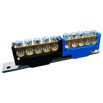 Listwa zaciskowa 4-modułowa 4M PE+N 2x 5P Marlanvil 1006.04.I