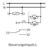 Przekaźnik impulsowy 16A z wyłącznikiem czasowym F&F BIS-413 230V