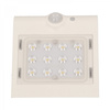 SILOE LED 1.5W. lampa solarna z czujnikiem ruchu 120st. 190lm. IP65. 4000K. 1200mAh. podwójne źródło światła. biała OR-SL-6083WLR4