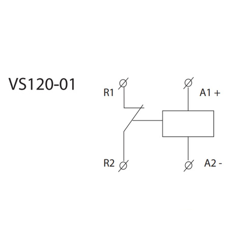 Stycznik modułowy 230V Ith 20A styki 1NC 230V ELKO VS120-01 230V AC/DC